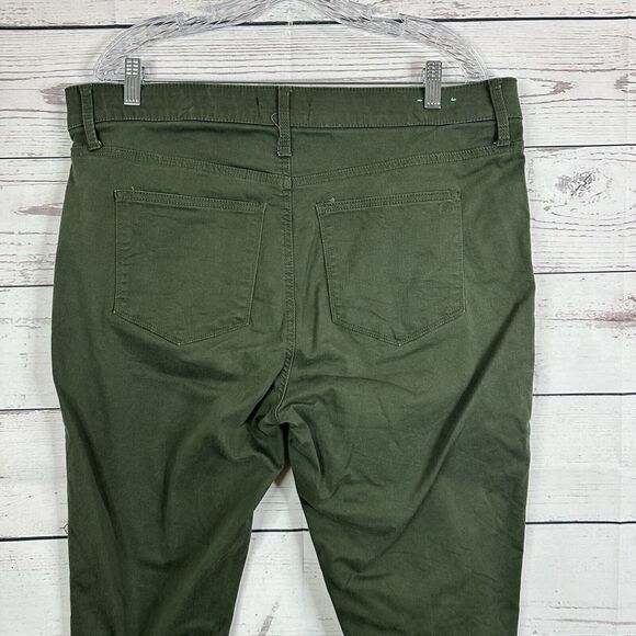 Lularoe Jeans Womens 36 Green Twill Skinny Stretch High Rise Comfort Office - Picture 5 of 13